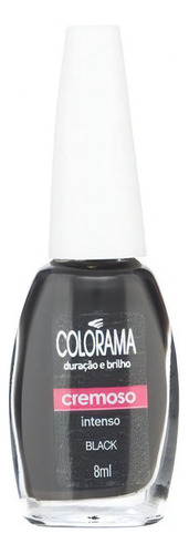 Esmalte Colorama Maybelline New York 8ml Cor CREMOSO PRETO