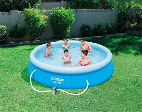 Imagen 6 de 8 de Pileta Inflable Big Bomba 366x76 New Bestway 57274 Bigshop