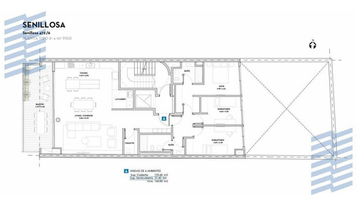 Imagen 18 de 25 de Departamento - Caballito- Senillosa 472- 3 Ambientes Con Balcon Terraza 4 Piso Dic 2024