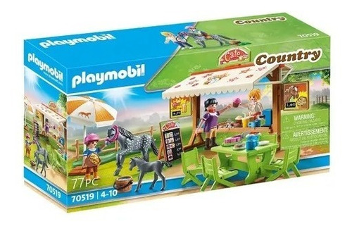 Playmobil Country Café Na Fazenda Com Pôneis 70519 Sunny