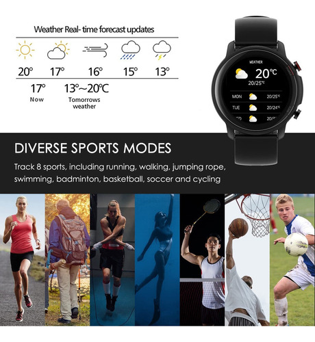 Reloj Inteligente, Skmei Smartwatch Con Rastreador De Fitnes