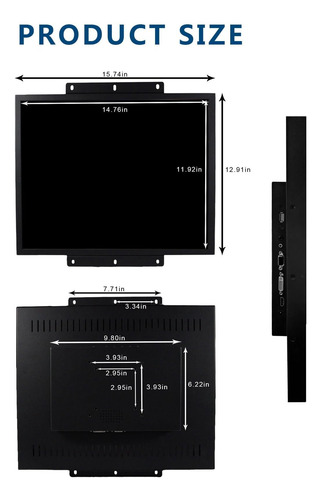 Vsdisplay 19 1280x1024 Ips Lcd Touchscreen Monitor 4: 3 Com