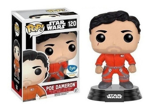 Funko Pop! Star Wars Poe Dameron 120 Exclusivo Fye Original