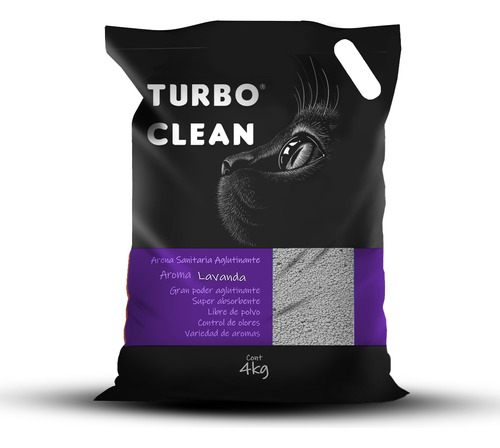 Arena Sanitaria Aglutinante Turbo Clean 4kg