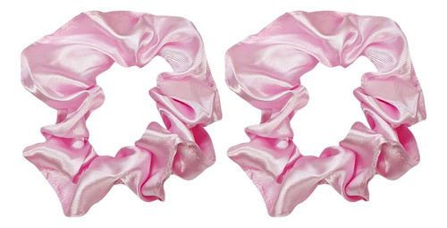 Scrunchies Raso Colitas De Pelo Antifrizz X 2 Unidades Ma167