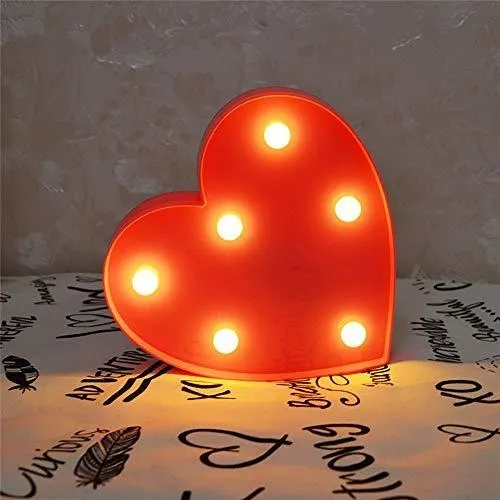 Señales - Letras Led Con Pilas I Love You Letreros Para Boda