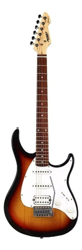 Guitarra eléctrica Peavey Raptor Plus de tilo sunburst con diapasón de palo de rosa