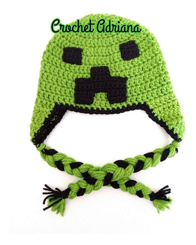 Gorro Creeper  Minecraf Bebés