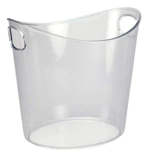 Cubo Hielo Plastico 5 25 Cuartos Transparente Pieza