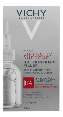 Sérum HA Epidermic Filler Vichy Liftactiv Supreme día/noche para piel normal de 30mL/30g