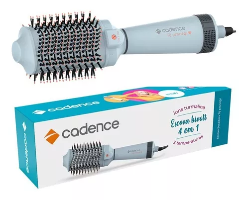 Escova Secadora Cadence 4 em 1 - ESC 710, Cinza/Preto