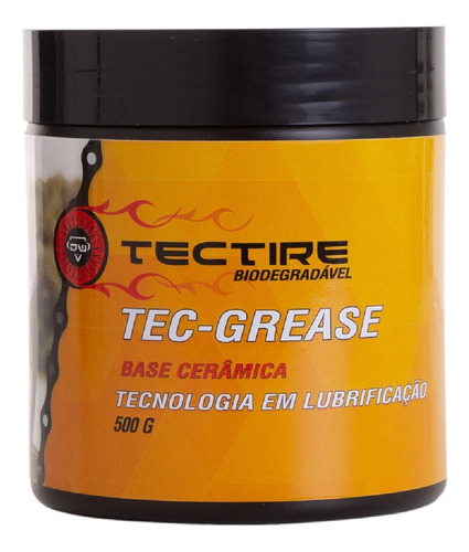 Graxa Cerâmica 500g Tectire Tec-grease 500g Biodegradavel