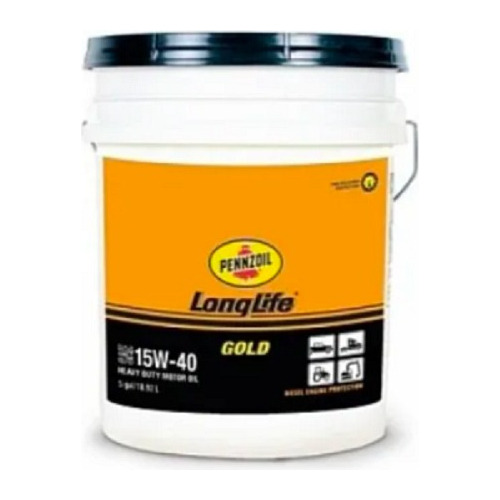 Aceite Motor Pennzoil 15w40 Long Life Gold 18,9 Litros