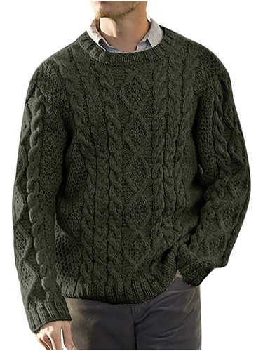 Suéter De Hombre H Moda Cuello Redondo Invierno Warm Air Li