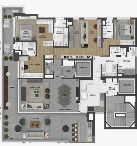 Imagem 15 de 19 de Apartamento À Venda No Bairro Vila Nova Conceição - São Paulo/sp - O-1236-4889