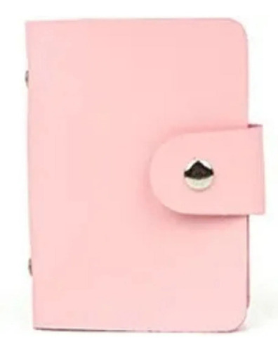 Cartera Billetera Porta Tarjetero Credencial Rosa