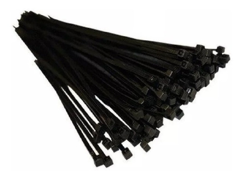 Imagen 1 de 2 de Tirrap Amarra Cable De 3.6mm X 250mm 100u Negros