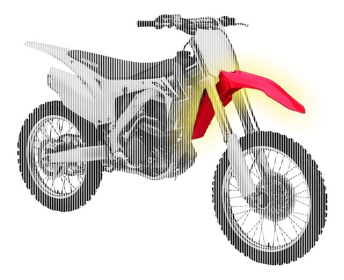 Guardabarro Delantero Honda Crf250 14/17 Crf450 13/16