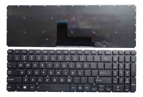 Teclado Us Layout Para Portatil Toshiba Satellite L50