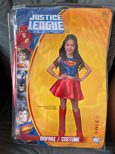 Disfraz De Supergirl - Justice League Talla 16