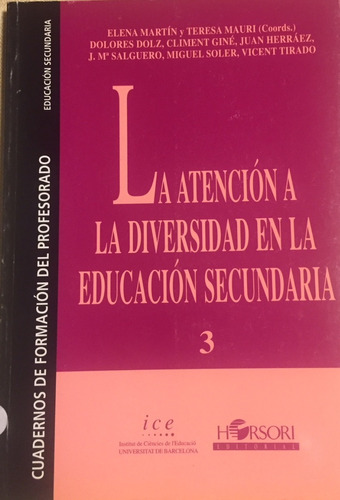 Libro La Atencion A La Diversidad En La Educacion Secundaria