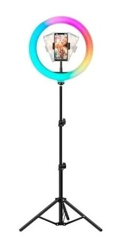 Imagen 1 de 4 de Aro De Luz Led Fotografía Iluminador Trípode Rgb 10 Color