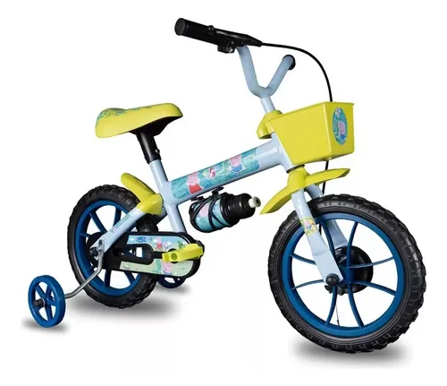 comprar Bicicleta Infantil Verden Peppa George Azul Bebe Aro 12