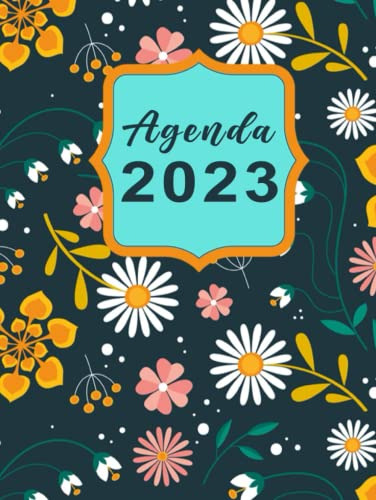 Agenda 2023 Dia Por Pagina Tapa Dura A4: Grande Diaria Calen