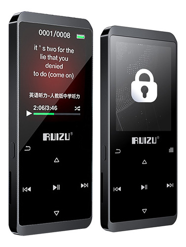 Tarjeta Mp3 Ruizu D02 De 16 G Con Radio Y 64 G