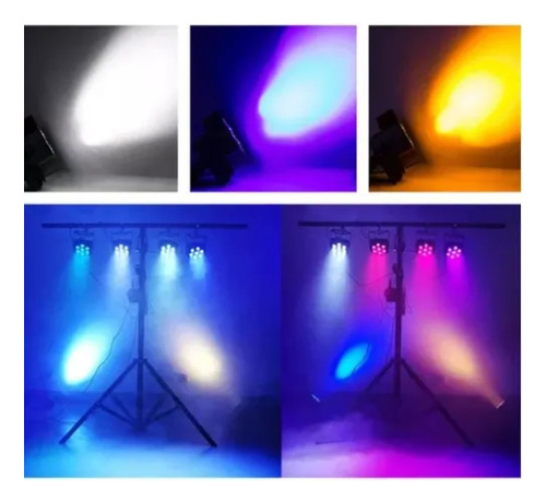 Canhão De Luz Led Jogo De Luzes Som Bluetooth Com Controle