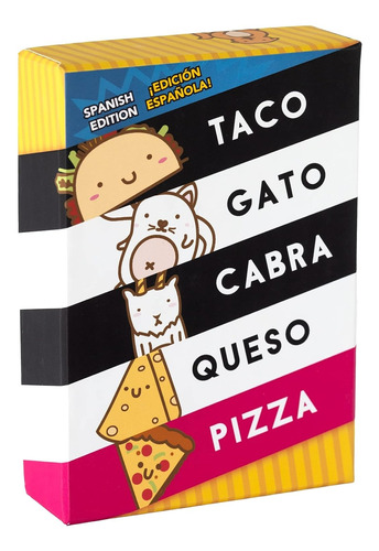 Taco Gato Cabra Queso Pizza Juego Atención Niños 2-8 Jug