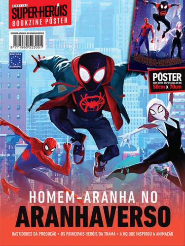 Revista Superpôster - Homem-aranha No Aranhaverso, De A Europa. Editora Europa, Capa Mole Em Português