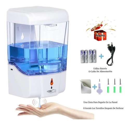 Imagen 1 de 10 de Dispensador Automático Despachador Gel Jabón Antibacteriano