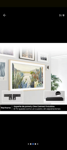 Smart Tv Samsung 55'' The Frame, Con One Connection 4k
