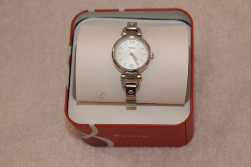 Relógio Fossil Prata Feminino Original Importado Usado