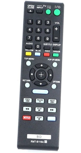 Control Remoto Para Sony Bd Dvd Bdp-bx58 Bdp-bx38 Bdp-s280