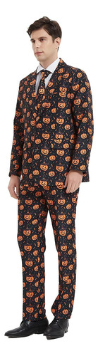 Ach Traje De Halloween Para Hombres Disfraz De Calabaza De F