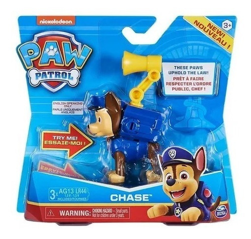 Paw Patrol Chase Figura Articulada C/frases Orig