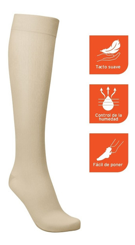 Imagen 2 de 5 de Media De Compresión Jobst Sosoft 15-20 Mmhg Rodilla