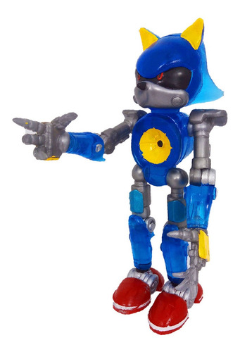 Juguete Sonic Robot Figura Metal Sonic Metonic Ver Boom Enví