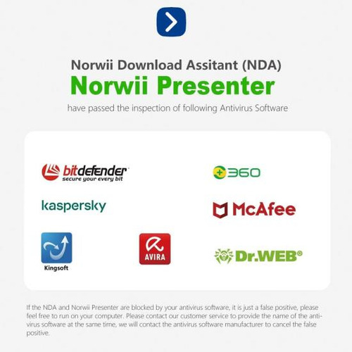 Clicker De Presentación Norwii Puntero De Luz Verde Presenta