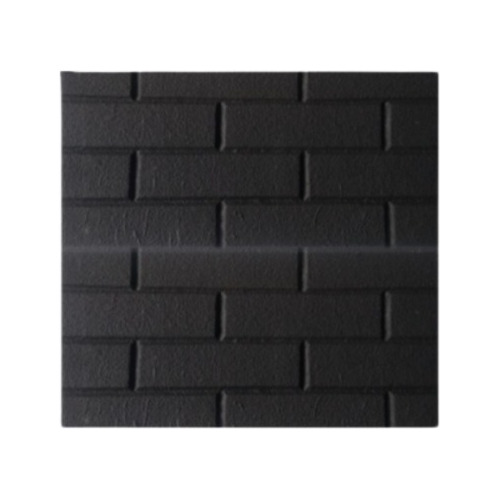 3d Panel De Ladrillo Black Poliestireno 8 Pack (eps)