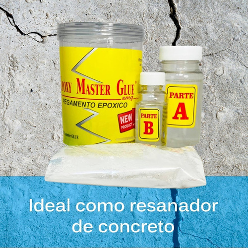 Imagen 6 de 10 de Pegamento Epoxico Para Metal , Ceramica , Concreto, Vidrio