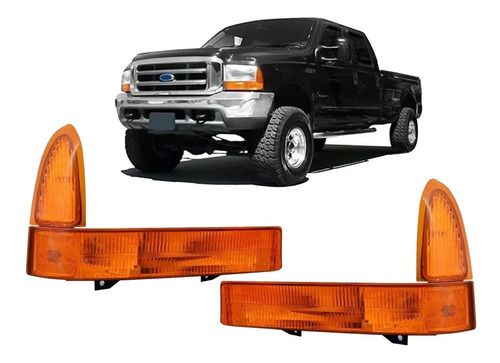 Juego De Giros Faros Ford F100 Duty 2004 2005 2006 Ambar