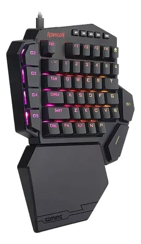 Teclado De Una Mano Redragon Diti K585 Rgb Switch Brown