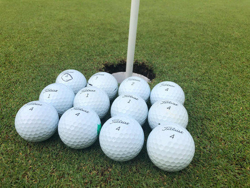 Imagen 3 de 5 de 12 Pelotas De Golf Usadas Titleist Premium