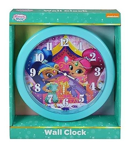 Nickelodeon Shimmer Y Shine 10 Reloj De Pared