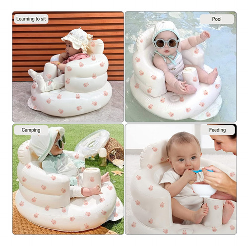 Silla De Bebé Inflable, Asiento Inflable Para Bebés De 3 Mes