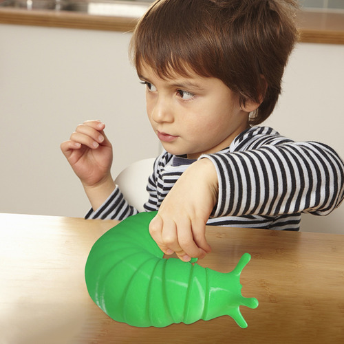 Un Juguete Infantil Fidget Slug Impreso En 3d, Amigable Y Ar