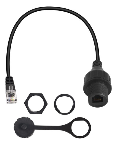 Qianrenon Rj11/rj12 6p6c Conector Impermeable De Montaje ...